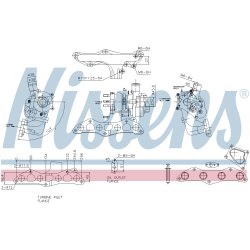 Turbocharger NISSENS 93345 OE Ref 1720133020 NISSENS