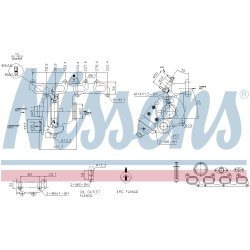 Turbocharger NISSENS 93356 OE Ref 03L253016MV NISSENS