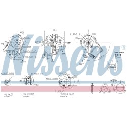 Turbocharger NISSENS 93412 OE Ref 1719695 NISSENS