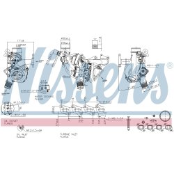 Turbocharger NISSENS 93414 OE Ref 25199832 NISSENS
