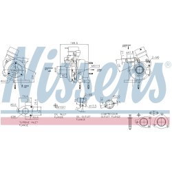 Turbocharger NISSENS 93419 OE Ref 6220900400 NISSENS