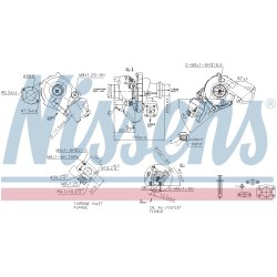 Turbocharger NISSENS 93421 OE Ref 1945757