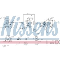 Turbocharger NISSENS 93428 OE Ref 1724673