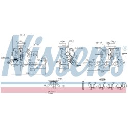 Turbocharger NISSENS 93460 OE Ref 9840533580