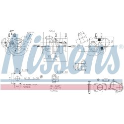 Turbocharger NISSENS 93473 OE Ref 504260855 NISSENS