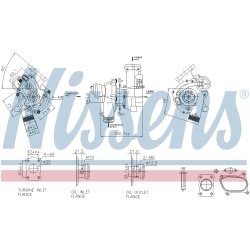 Turbocharger NISSENS 93475 OE Ref 0375G7