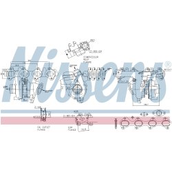 Turbocharger NISSENS 93487 OE Ref 95523204