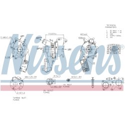 Turbocharger NISSENS 93496 OE Ref C2C40364E