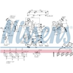 Turbocharger NISSENS 93500 OE Ref 03F145701K