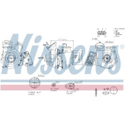 Turbocharger NISSENS 93503