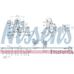 Turbocharger NISSENS 93506 OE Ref 04L253056C