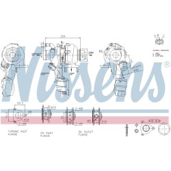 Turbocharger NISSENS 93509 OE Ref 55493250