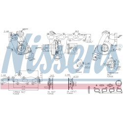 Turbocharger NISSENS 93515 OE Ref 04L253056R