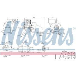 Turbocharger NISSENS 93517 OE Ref 1495914