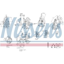 Turbocharger NISSENS 93524 OE Ref 2291713