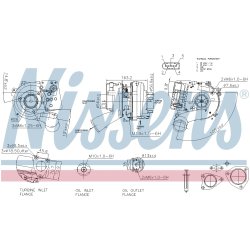 Turbocharger NISSENS 93534 OE Ref 059145722M