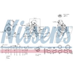 Turbocharger NISSENS 93547 OE Ref 04L253019AX