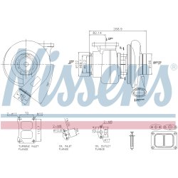 Turbocharger NISSENS 93584 OE Ref 9020728220