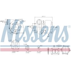 Turbocharger NISSENS 93597 OE Ref 51091007607