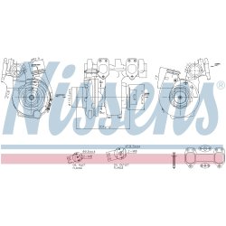 Turbocharger NISSENS 93603 OE Ref 1679176