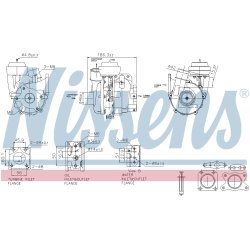 Turbocharger NISSENS 93615 OE Ref WE0113700D
