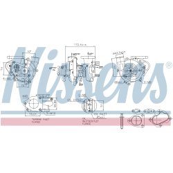Turbocharger NISSENS 93639 OE Ref 1720130080
