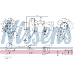 Turbocharger NISSENS 93677 OE Ref 2260317