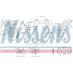 Turbocharger NISSENS 93694 OE Ref 1737493