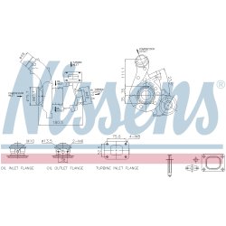 Turbocharger NISSENS 93702 OE Ref 5802122184