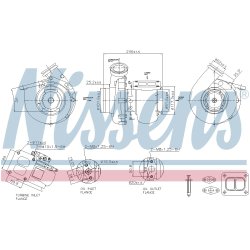 Turbocharger NISSENS 93712 OE Ref 1395243