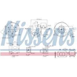 Turbocharger NISSENS 93713 OE Ref 0080966099