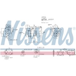 Turbocharger NISSENS 93724 OE Ref 3779951
