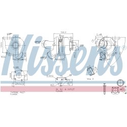 Turbocharger NISSENS 93729 OE Ref 070145701JV