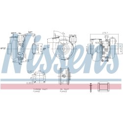 Turbocharger NISSENS 93757 OE Ref 504108311