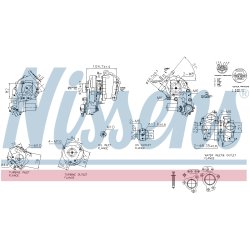 Turbocharger NISSENS 93770 OE Ref 1720151021