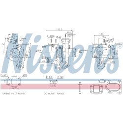 Turbocharger NISSENS 93784 OE Ref 9040963099