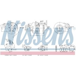 Turbocharger NISSENS 93792 OE Ref 7485003740