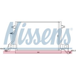 Condenser NISSENS 940002 OE Ref 4B3.260.403 C NISSENS