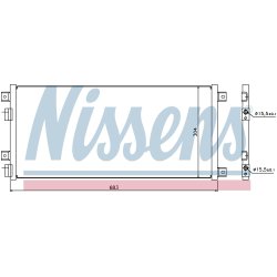 Condenser NISSENS 940004 OE Ref 504022601 NISSENS