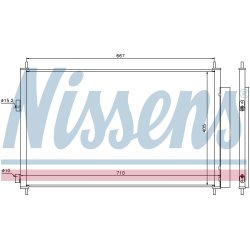 Condenser NISSENS 940021 OE Ref 884600R011 NISSENS