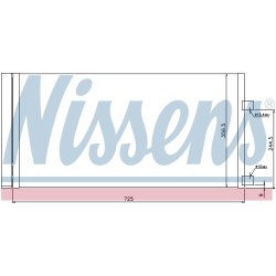 Condenser NISSENS 940034 OE Ref 921000002R NISSENS