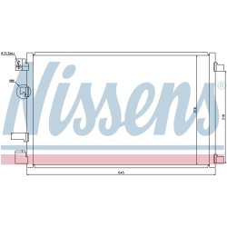 Condenser NISSENS 940040 OE Ref 92100JD51A NISSENS