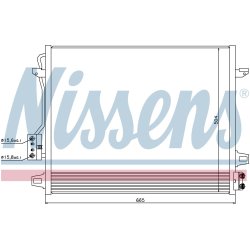 Condenser NISSENS 940098 OE Ref 4677782AA NISSENS