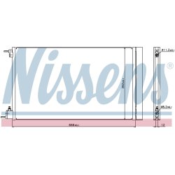 Condenser NISSENS 940124 OE Ref 13330217 NISSENS