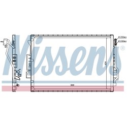 Condenser NISSENS 940137 OE Ref 2215000754 NISSENS