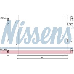 Condenser NISSENS 940147 OE Ref 8200411148 NISSENS