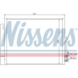 Condenser NISSENS 940156 OE Ref 13436107 NISSENS
