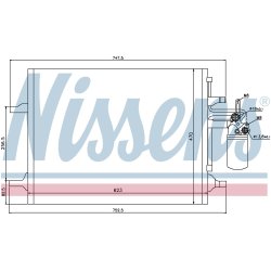 Condenser NISSENS 940159 OE Ref 31332027 NISSENS