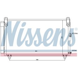 Condenser NISSENS 940191 OE Ref 88460-53010