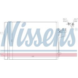 Condenser NISSENS 940223 OE Ref 9T1H19710AA